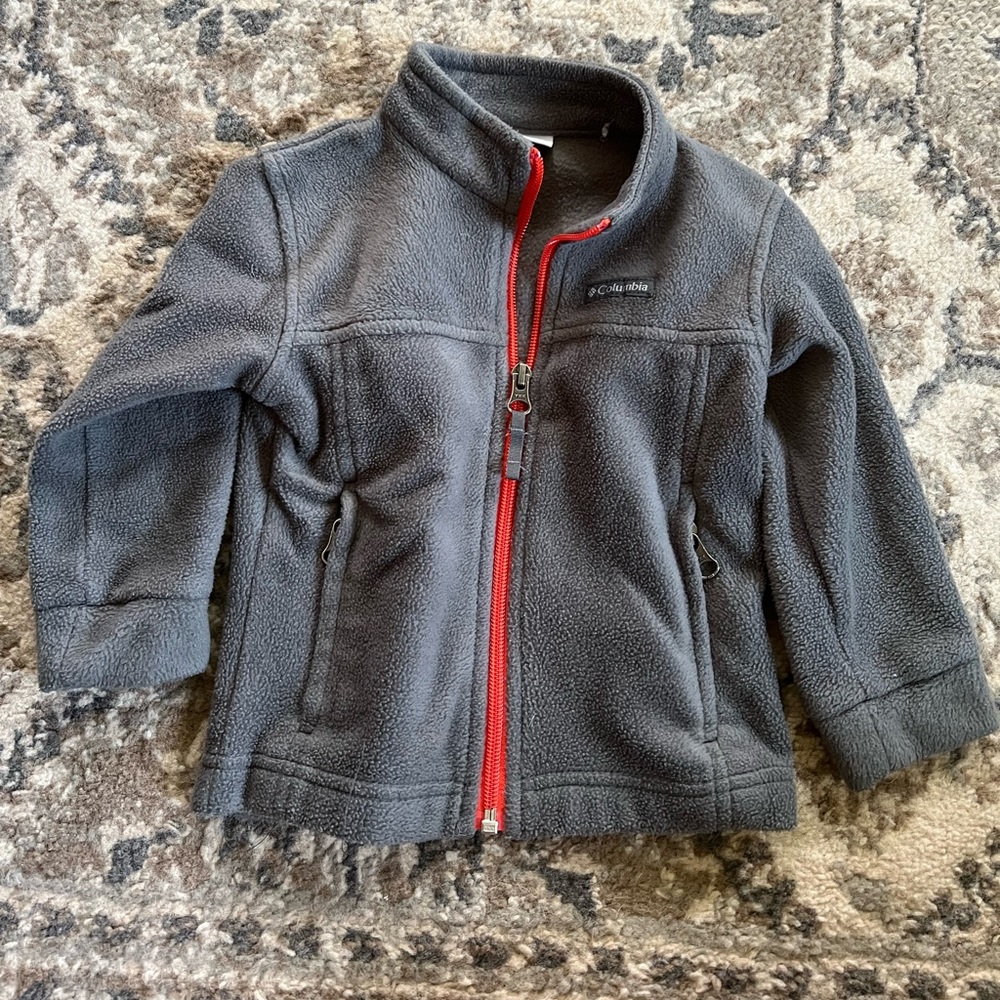 Columbia zip fleece jacket 2T